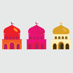 mosque vector illustration