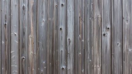 Fototapeta premium Weathered wooden fence with natural knots and texture
