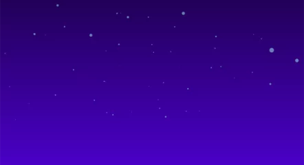 Selbstklebende Fototapeten Violett Dark blue night sky with many stars. Deep space background. Flat vector illustration.  © Ivan Burchak