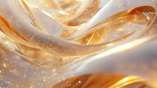 golden liquid abstract background