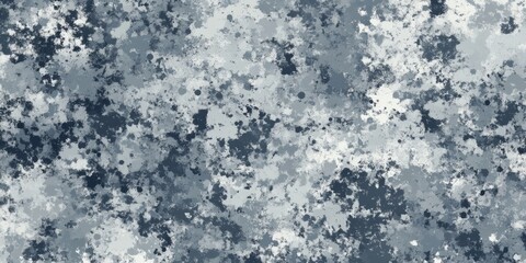Fototapeta premium Military camouflage pattern designed for blending into urban environments with various shades of gray and blue