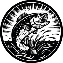 -a-large-mouth-bass-jumps-gracefully-out-of-the-wa (17).eps
