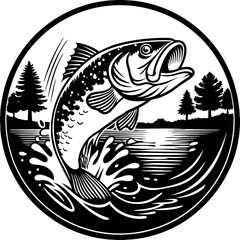 -a-large-mouth-bass-jumps-gracefully-out-of-the-wa (18).eps