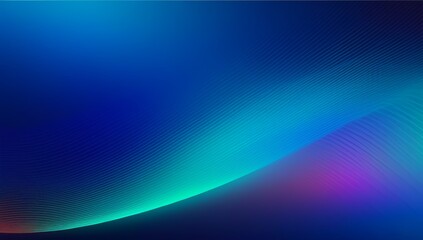 Obraz premium A vibrant, abstract gradient background with a smooth transition from deep blue to bright blue, with a soft green blend in between. 