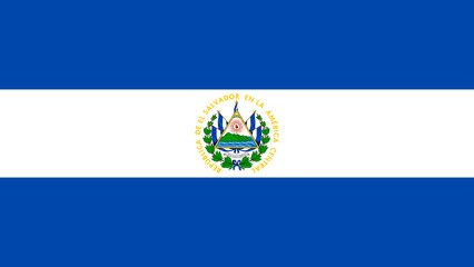  flag of el savador