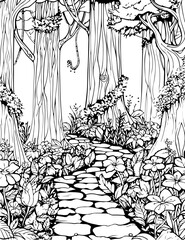 tree, nature, illustration, branch, vector, silhouette, art, plant, sketch, leaf, drawing, black, forest, design, flower, landscape, autumn, season, winter, wood, park, old, spring, branches, trunk