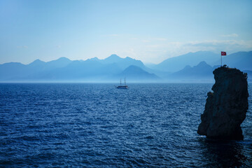 coast within the city of Antalya, Turkey	