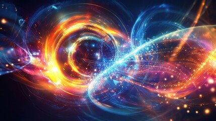 Obraz premium abstract energy swirl background