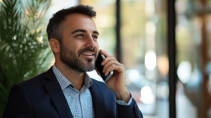 Employees engaged in their daily work routine, attending meetings, and answering calls