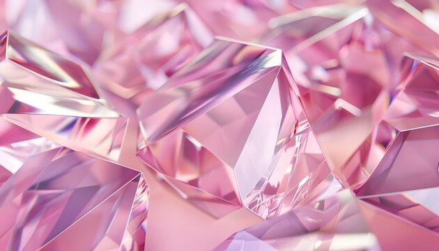 Kristalline Form in Pink