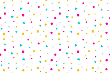 Colorful Geometric Pattern Background. Vector Illustration. Congratulations. Banner. Wallpaper