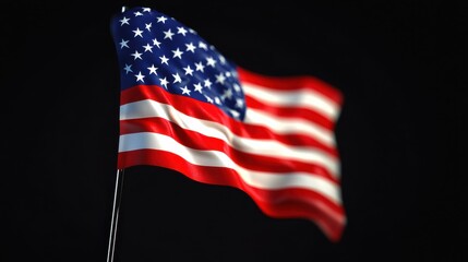 Twinkling Patriotic Confetti in Stars and Stripes