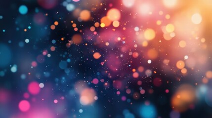 Fototapeta premium colorful bokeh background with sparkling lights