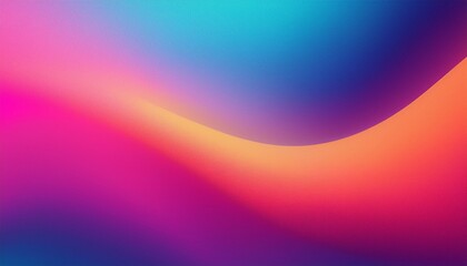 Abstract vibrant color flow abstract grainy background pink blue purple red noise texture summer banner header poster design