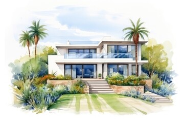 House architecture building outdoors.