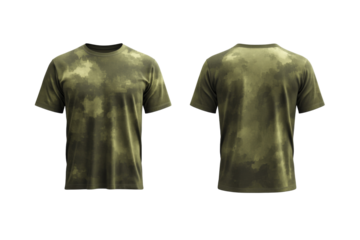 Camouflage t-shirt design digital art clothing transparent background high-quality png