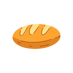 Illustration of a Fresh Bread

