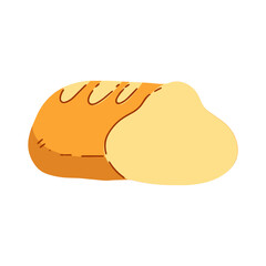 Illustration of a Fresh Bread

