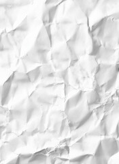 Obraz premium Crumpled White Paper Texture Background