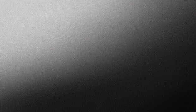 Grainy gradient background, grayscale black white monochrome abstract noise texture grey banner poster backdrop design