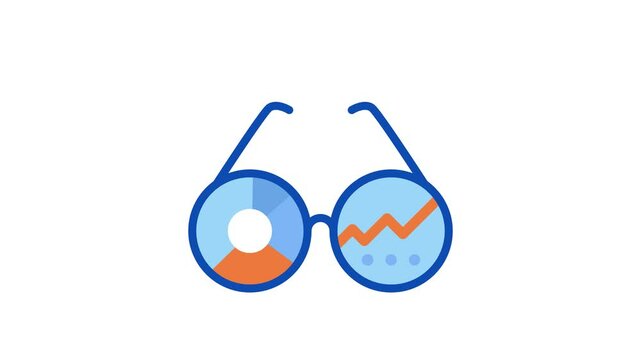 vision, business and education concept . vector illustration 