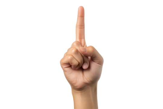 Pointing hand gesture png transparent background for creative designs and illustrations - Powered by Adobe