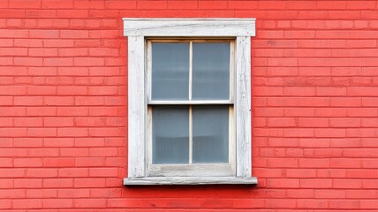 Antique red brick structure with hand-crafted wood plank details in rustic architectural design