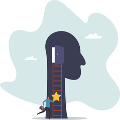 Brand recognition, marketing idea to launch ads and advertising, commercial trademark or brand loyalty,business concept.flat character.