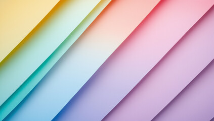 Fototapeta premium Soft pastel gradient background with diagonal stripes