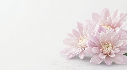 Delicate Pastel Flowers Subtle Color Harmony for Gentle Moments Natural Beauty Elegant Still Life