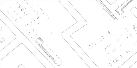 dot line drawing of capri island map.