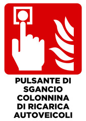 Cartello Parcheggio Auto Elettriche