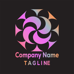 Abstract Gradient Logo Design