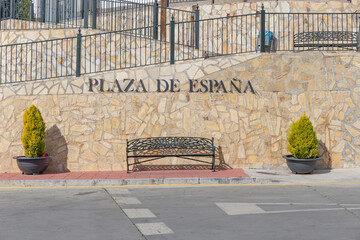 In den Gassen von Competa, Andalusien, Spanien.