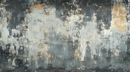 Fototapeta premium Abstract Grey and Beige Distressed Wall Texture