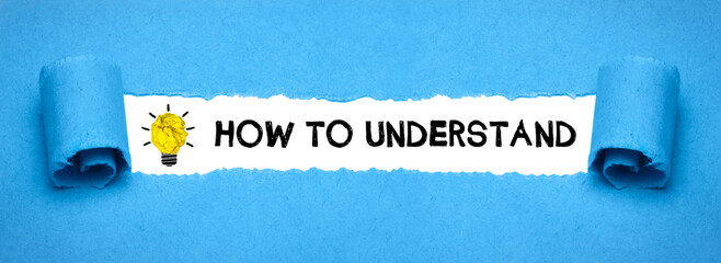 how to understand	