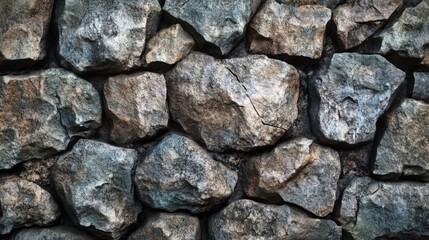 Fototapeta premium A Rough Texture Stone Wall Background Image