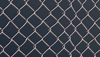 Fototapeta premium Close up image of a chain link fence pattern