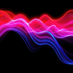 Naklejka premium abstract colorful wave background, heart beat wave, ,abstract colorful background, heart beat on monitor, energy of fractal realms, fractal burst arrangement, fractalabstract background with red lines