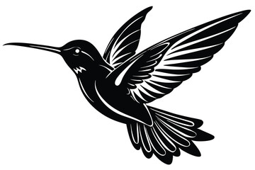 Obraz premium vector illustration of a flying bird