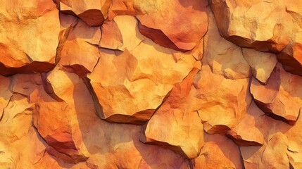 Golden Canyon Rock Formation Texture Detail