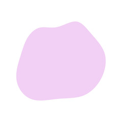 パステルカラーの紫のおしゃれな抽象的な形 - 液体シェイプの背景や装飾の素材 - Blob