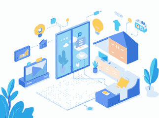 Obraz premium Innovative IoT Solutions for Home Automation