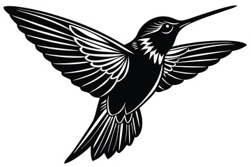 Obraz premium set of silhouettes of birds