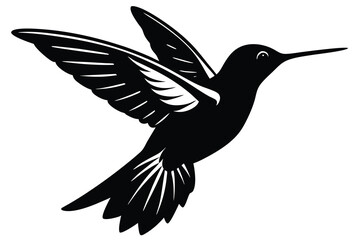 Fototapeta premium set of silhouettes of birds