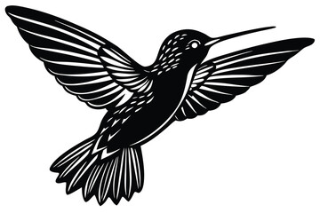 Obraz premium set of silhouettes of birds