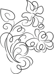 abstract floral background