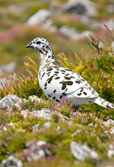Obraz premium Ptarmigan in Camouflage