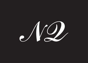 NQ letter logo and initial logo design