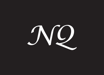 NQ letter logo and initial logo design